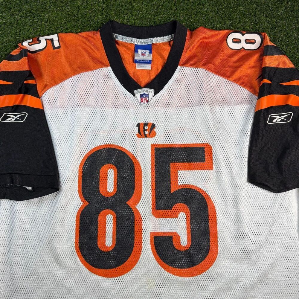 Vtg Chad Johnson Cincinnati Bengals Jersey XXL Reebok NFL On Field Y2K 2000s